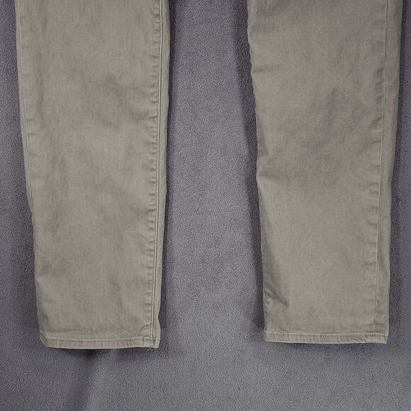 Lucky Brand 121 Slim Straight Pants sz 30x32 Mens Beige Canvas Khakis Chinos - Picture 3 of 11